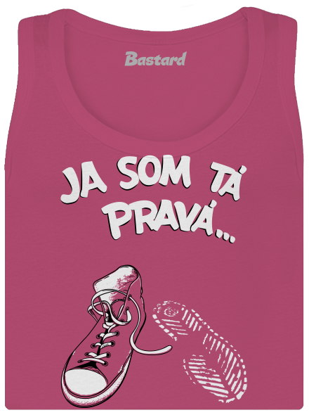 Hľadám tú pravú dámske tielko klasické Magenta