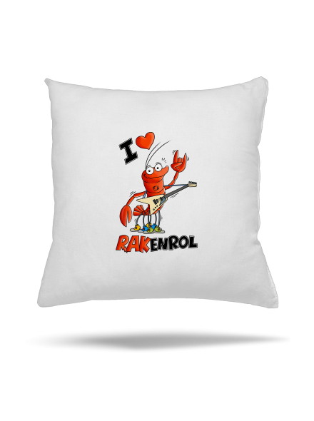 Rakenrol vankúš White