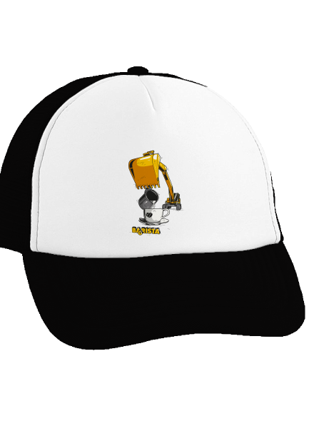 Bagrista šiltovka truckerka Black cap