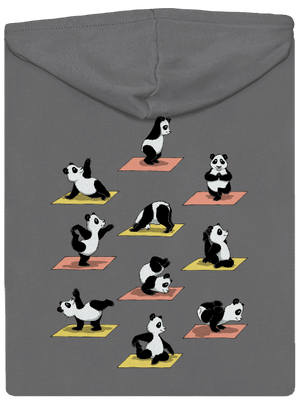 Pandia jóga dámska mikina na zips Steel Gray