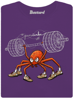 Pavučinka dámske tričko prémium Purple