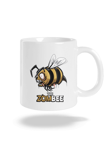 ZomBee - žltá klasický hrnček White