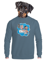 unisex mikina bez kapucne