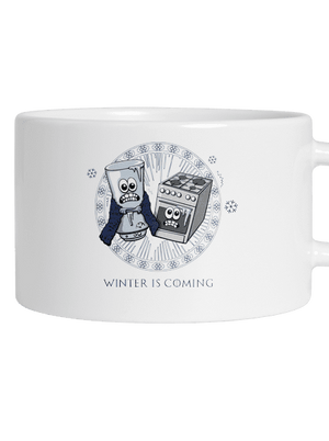 Winter is coming hrnček makronka White