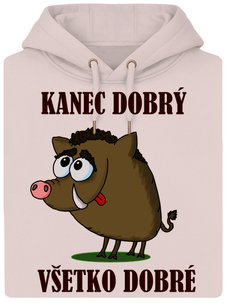 Kanec dobrý unisex mikina premium Rose Chalk