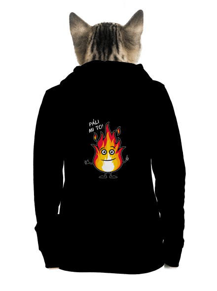 Páli mi to dámska mikina na zips Black