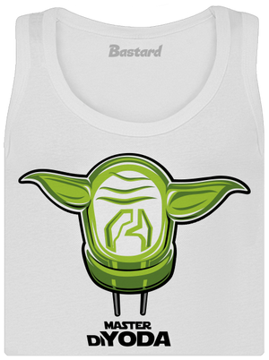 Mistr DiYoda dámske tielko klasické White