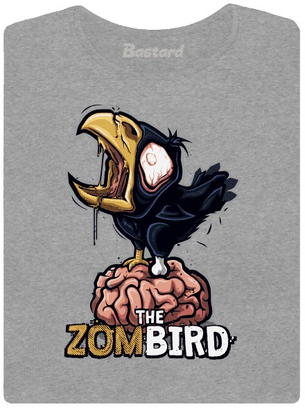 Zombird dámske tričko Dark Gray Melange