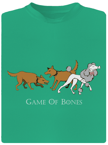 Game of Bones pánske športové tričko Mint Mal