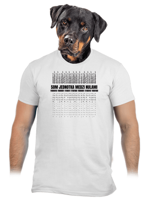 Jednotka medzi nulami pánske tričko White