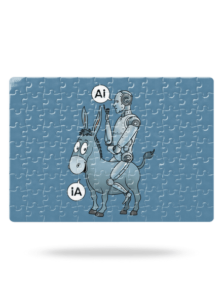 Somár a AI puzzle White