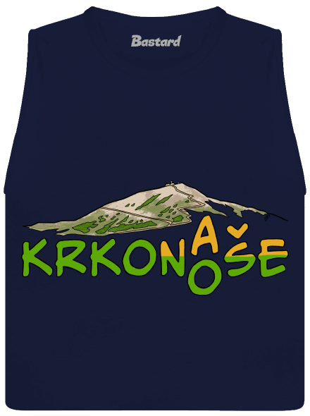 Krkonoše dámske tielko voľné Navy
