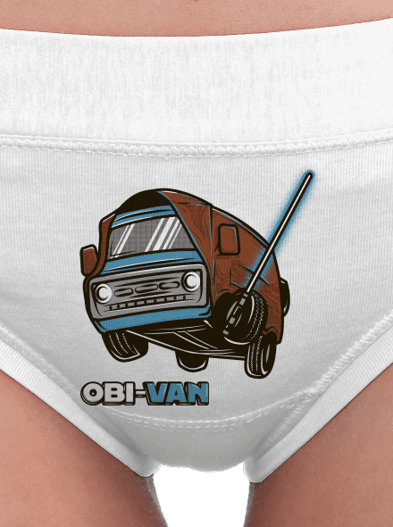 Obi Van dámske nohavičky White