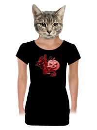 dámske tričko s lemom