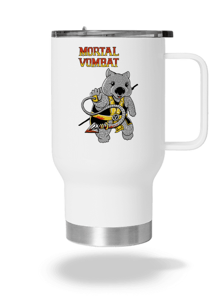 Mortal Vombat termohrnček White