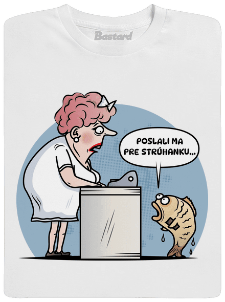 Strúhanka pánske dlhý rukáv White