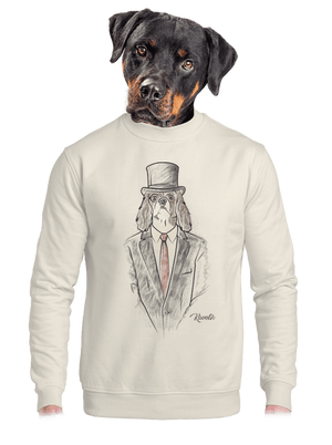 unisex mikina bez kapucne