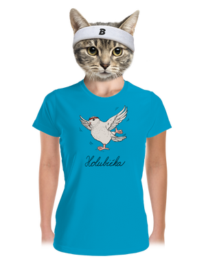 Holubička dámske športové tričko Blue Atol