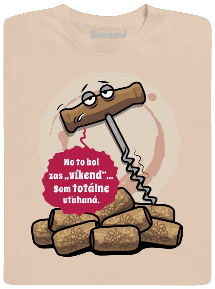 Uťahaná vývrtka pánske tričko Sand