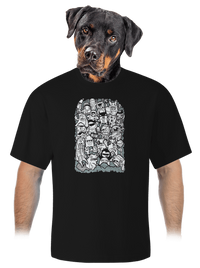 unisex tričko oversized