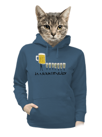 dámska mikina klokanka