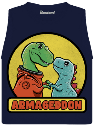 Armageddon dámske tielko voľné Navy