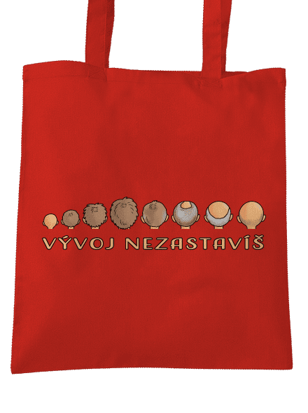 Vývoj nezastavíš taška Bright Red