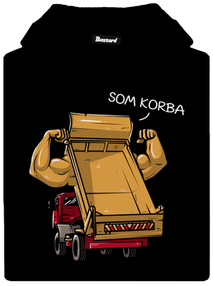 Korba dámska mikina klokanka Black