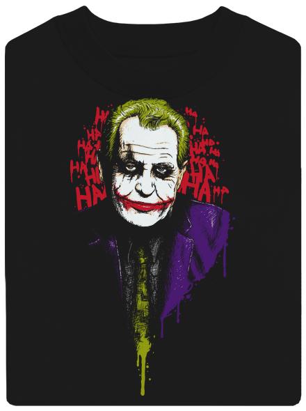 Zeman Joker unisex mikina bez kapucne Black