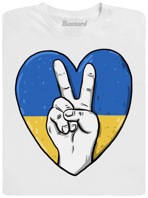 Ukrajina - Mier pánske dlhý rukáv White