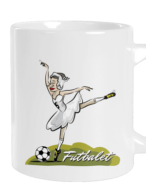 Futbalet veľký hrnček White