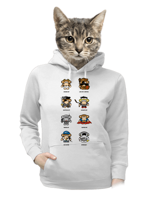 dámska mikina klokanka