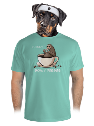 V presse pánske športové tričko Mint Mal