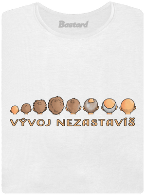 Vývoj nezastavíš dámske tričko prémium White