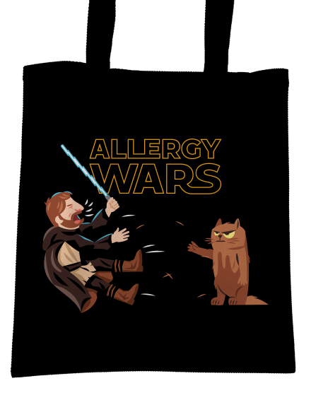 Allergy Wars taška Black