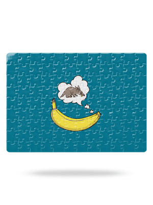 Samica hrabáča puzzle White