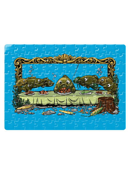 Posledná večera puzzle White