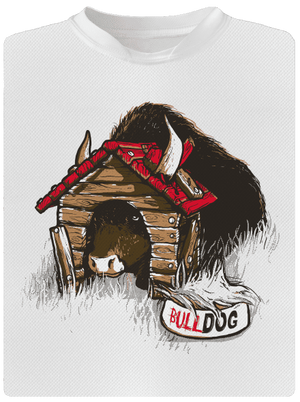 Bulldog pánske športové tričko White