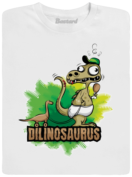 Dilinosaurus detské tričko White
