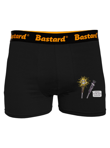 Prskavky boxerky Black