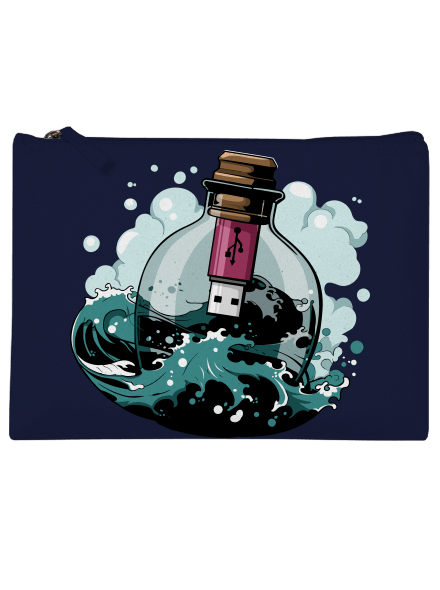 USB odkaz vo fľaši taštička French Navy