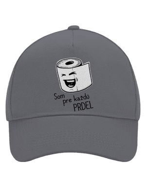 Prdel šiltovka baseballka Graphite grey
