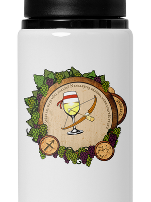 Vínny horoskop: Strelec flaša na vodu White