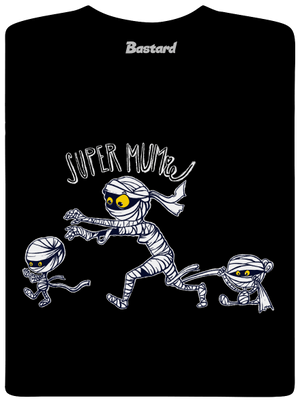 Super mumie detské tričko Black