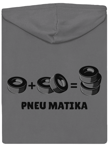 Pneu Matika dámska mikina na zips Steel Gray