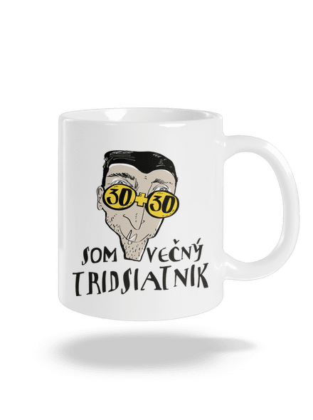 Večný tridsiatnik klasický hrnček White