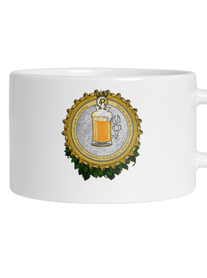 Pivný horoskop: Lev hrnček makronka White