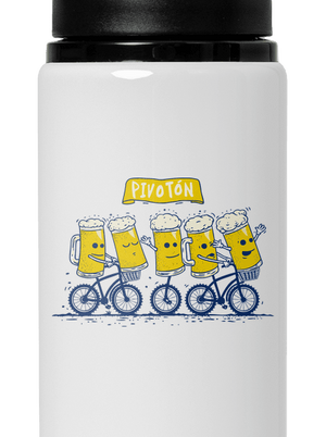 Pivotón flaša na vodu White