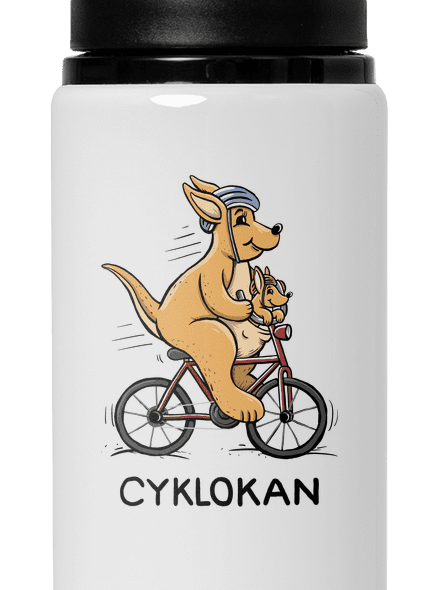 Cyklokan flaša na vodu White