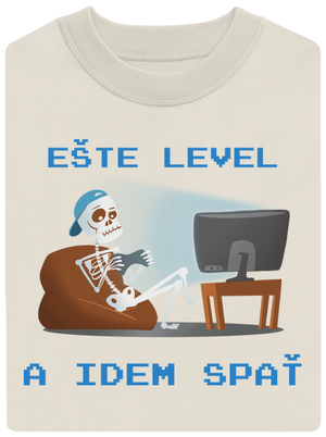 Ešte level unisex mikina bez kapucne Off White